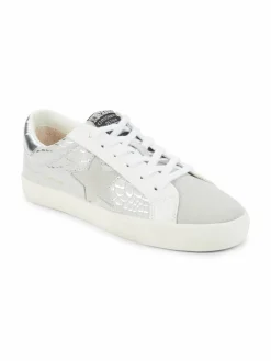 Vintage Havana Edge Croc-Embossed Leather Sneakers