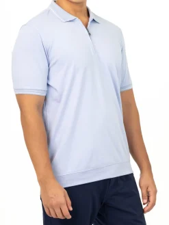 Vellapais Polos|Ege Tipped Zip Polo
