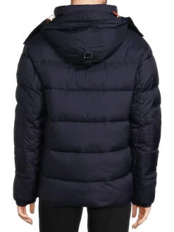 Save the Duck Coats & Jackets|Egon Hooded Puffer Jacket Navy Blue