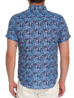 Robert Graham Linen|Elmont Linen Button-Up Shirt Multi