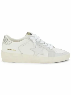 Vintage Havana Elora Snake-Embossed Star Sneakers
