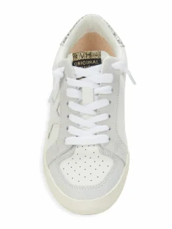 Vintage Havana Elora Snake-Embossed Star Sneakers