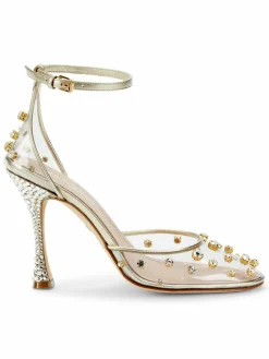 Giambattista Valli Embellished Ankle Loop Pumps