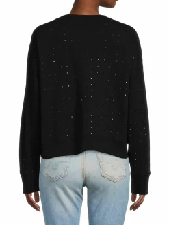 Women DKNY Sport Embellished Crewneck Sweatshirt
