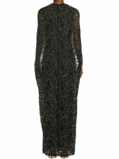 Women Brandon Maxwell Embellished Lace Cacoon Gown