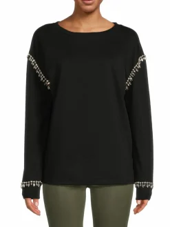 Women Lea & Viola Embellished Relaxed Sweatshirt