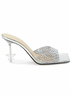 Mach & Mach Embellished Star Heel Sandals