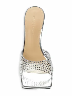 Mach & Mach Embellished Star Heel Sandals