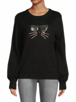 Women Karl Lagerfeld Paris Embellished Sweatshirt
