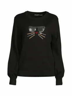 Women Karl Lagerfeld Paris Embellished Sweatshirt