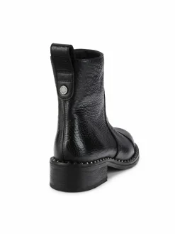 Zadig & Voltaire Empress Textured Leather Ankle Boots