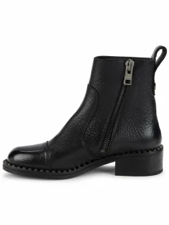 Zadig & Voltaire Empress Textured Leather Ankle Boots