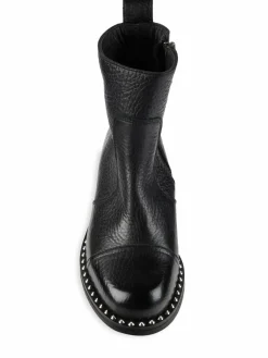 Zadig & Voltaire Empress Textured Leather Ankle Boots