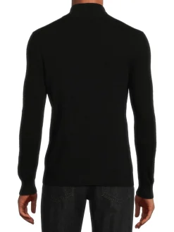 Saks Fifth Avenue Sweatshirts & Hoodies|Essential Cashmere Quarter Zip Sweater