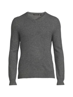 Saks Fifth Avenue Sweaters|Essential Cashmere V-Neck Sweater