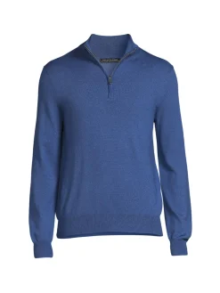 Saks Fifth Avenue Sweaters|Essential Merino Blend Quarter Zip