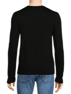 Saks Fifth Avenue Sweaters|Essential Merino Wool Blend Crewneck Sweater