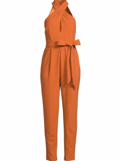 Women RACHEL Rachel Roy Ester Halter Belted Jumpsuit