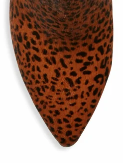 Cole Haan Etta Leopard-Print Calf Hair Booties