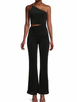 Women Misha of New York Evelia Cutout Wide Leg Jumpsuit