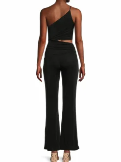 Women Misha of New York Evelia Cutout Wide Leg Jumpsuit