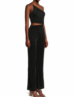 Women Misha of New York Evelia Cutout Wide Leg Jumpsuit