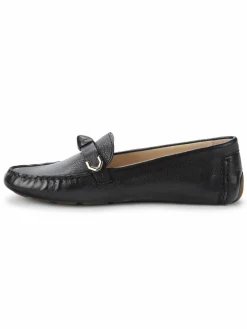 Cole Haan Evelyn Bow Leather Driving Loafers