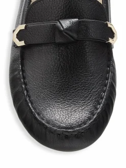 Cole Haan Evelyn Bow Leather Driving Loafers