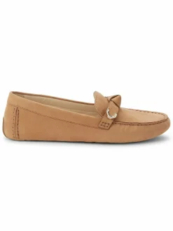 Cole Haan Evelyn Bow Leather Driving Loafers