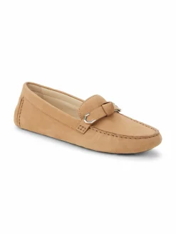 Cole Haan Evelyn Bow Leather Driving Loafers