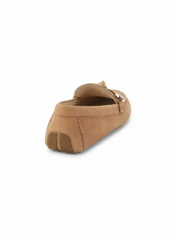 Cole Haan Evelyn Bow Leather Driving Loafers