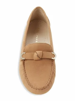 Cole Haan Evelyn Bow Leather Driving Loafers
