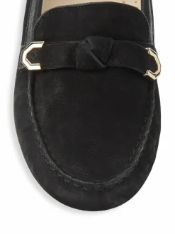 Cole Haan Evelyn Bow Leather Driving Loafers