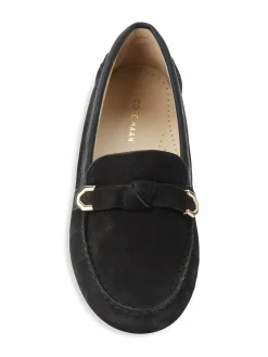 Cole Haan Evelyn Bow Leather Driving Loafers