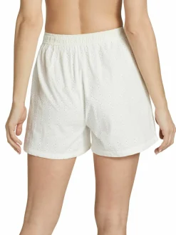 Women Onia Eyelet Beach Shorts