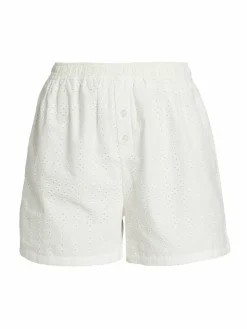 Women Onia Eyelet Beach Shorts