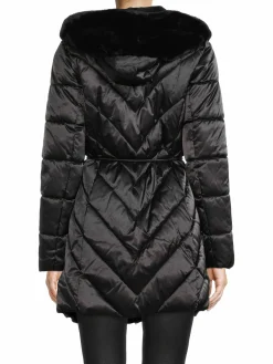 Women Karl Lagerfeld Paris Faux Fur Hooded Jacket