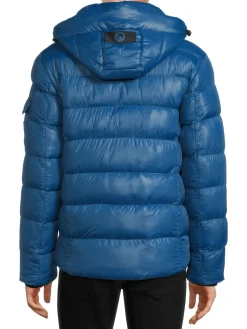 Point Zero by Maurice Benisti Coats & Jackets|Faux Fur Lined Hooded Puffer Jacket