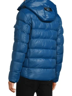 Point Zero by Maurice Benisti Coats & Jackets|Faux Fur Lined Hooded Puffer Jacket