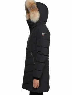 Women Pajar Faux Fur Trim Puffer Coat