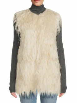 Women Zadig & Voltaire Faux Fur Vest