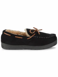 Saks Fifth Avenue Faux Fur-Lined Slippers
