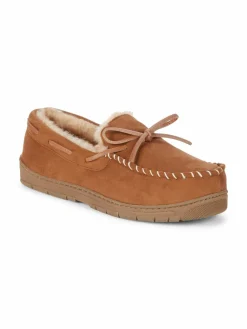 Saks Fifth Avenue Faux Fur-Lined Slippers