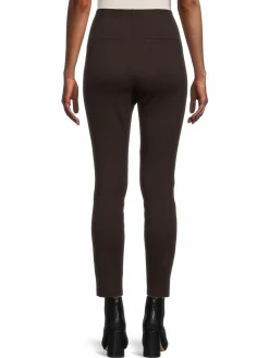 Women Ellen Tracy Faux Leather Ankle Pants