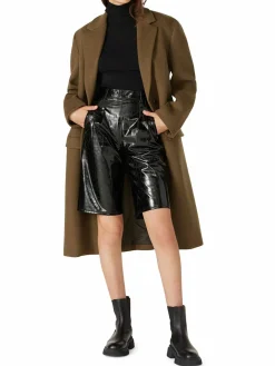 Women Maison Margiela Faux Leather Shorts