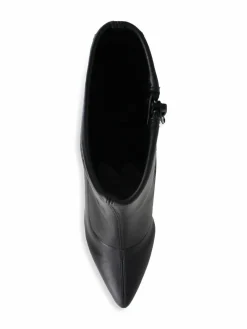 Bebe Faux Leather Stiletto Ankle Boots