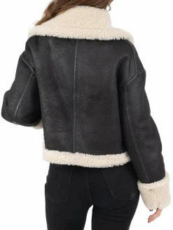 Women Frye Faux Shearling Bomber Jacket