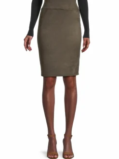 Women Renee C. Faux Suede Pencil Skirt