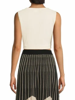 Women EleVen by Venus Williams Fern Faux Wrap Crop Top