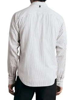 rag & bone Casual Button-Down Shirts|Fit 2 Striped Shirt White